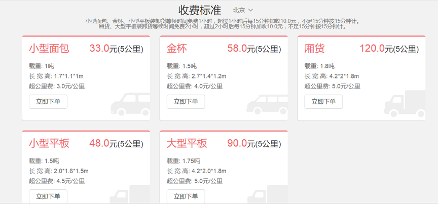搬家公司收費(fèi)價(jià)格