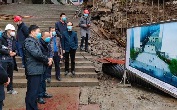 彭水縣委書記錢建超調(diào)研在建項目復(fù)工復(fù)產(chǎn)和疫情防控工作